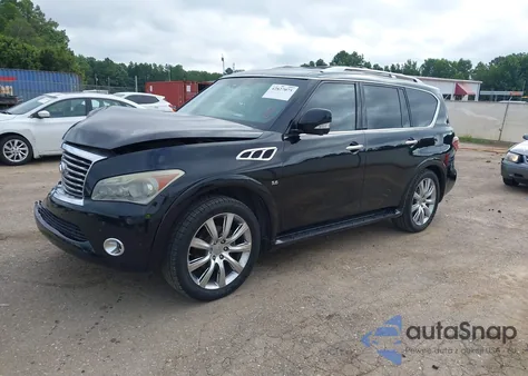 2014 Infiniti Qx80 from USA, damaged, VIN JN8AZ2NF5E9554967